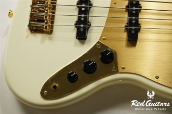 40th Anniversary Jazz Bass Gold Edition - Olympic White